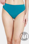 Zivame Medium Rise Zero Coverage Thong - Harbor Blue — thumbnail 1